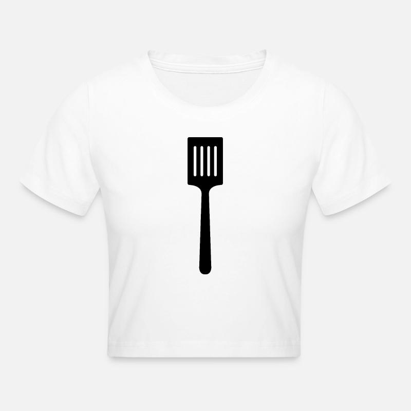Spatule de cuisine - Crop top - blanc