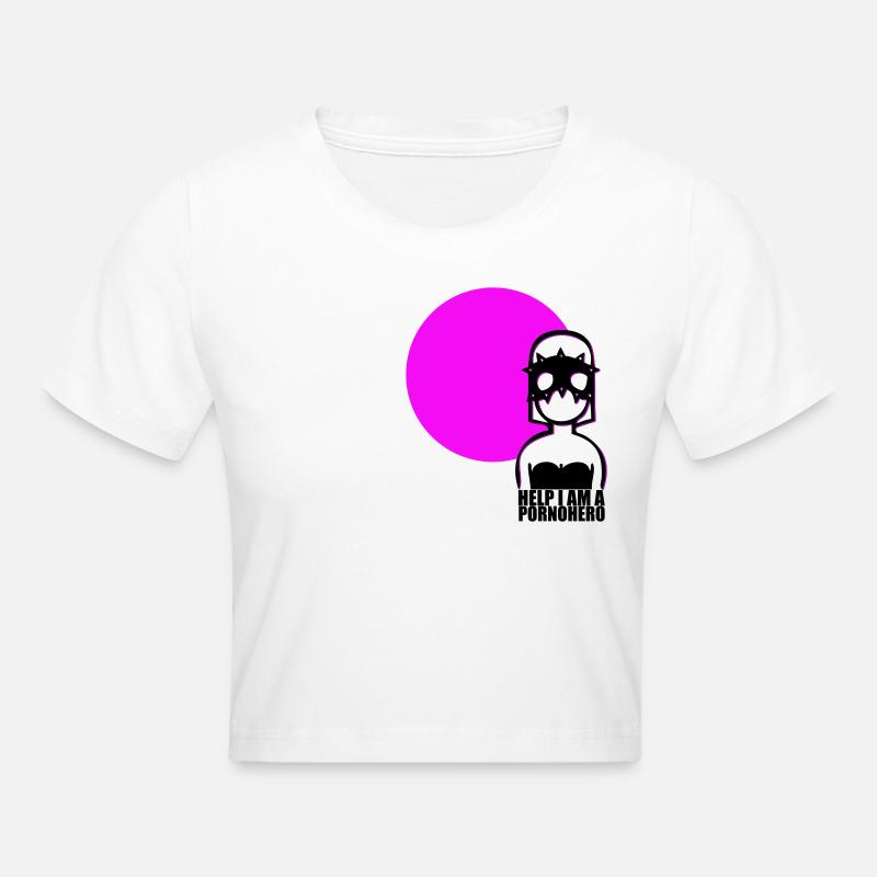 Hero-One - Cropped T-Shirt - white
