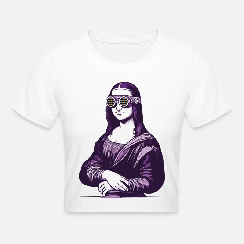 MONA iA - geek & scifi - Crop top - blanc