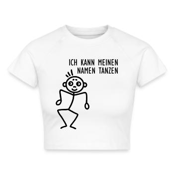 Namen tanzen - Frauen Cropped T-Shirt - Weiß - Vorne - Marisol (170cm)