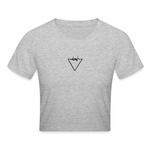 Now triangle black - Crop T-Shirt