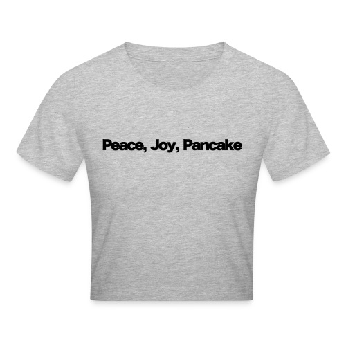 peace joy pankake black 2020 - Crop T-Shirt