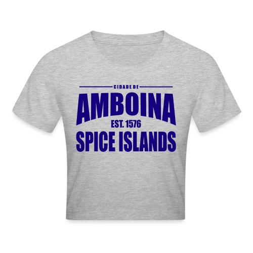 Cidade de Amboina - Blue - Crop T-Shirt