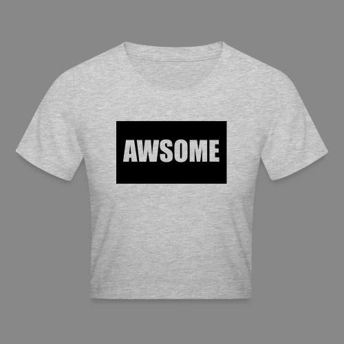 AWSOME - Croppad T-shirt