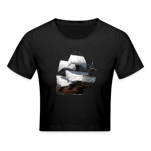 Segelschiff - Crop T-Shirt