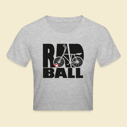 Radball | Typo Black - Crop T-Shirt