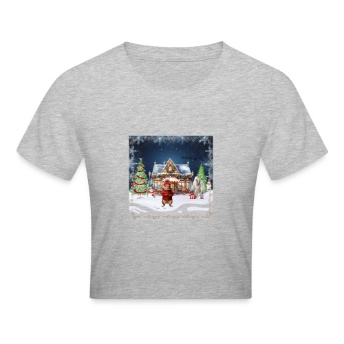 Verrücktes Weihnachtscafé - Crop T-Shirt