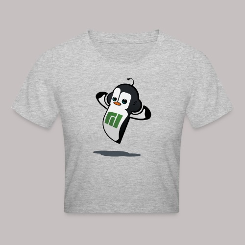 Manjaro Mascot strong left - Crop T-Shirt