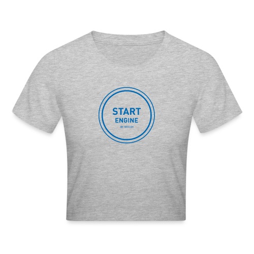 Start Engine blue - Crop T-Shirt