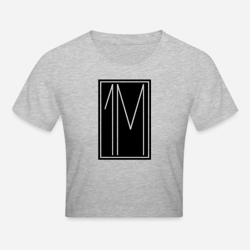 1M/One MVMNT Logo schwarz - Crop T-Shirt