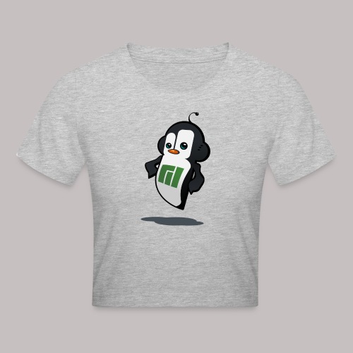 Manjaro Mascot confident right - Crop T-Shirt