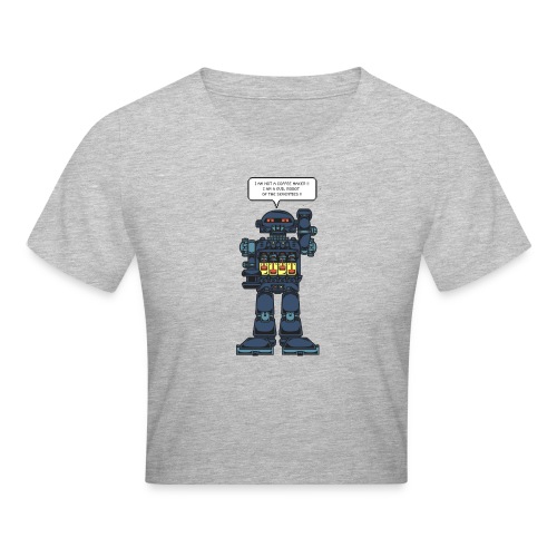 Robot con Pilas - Camiseta crop