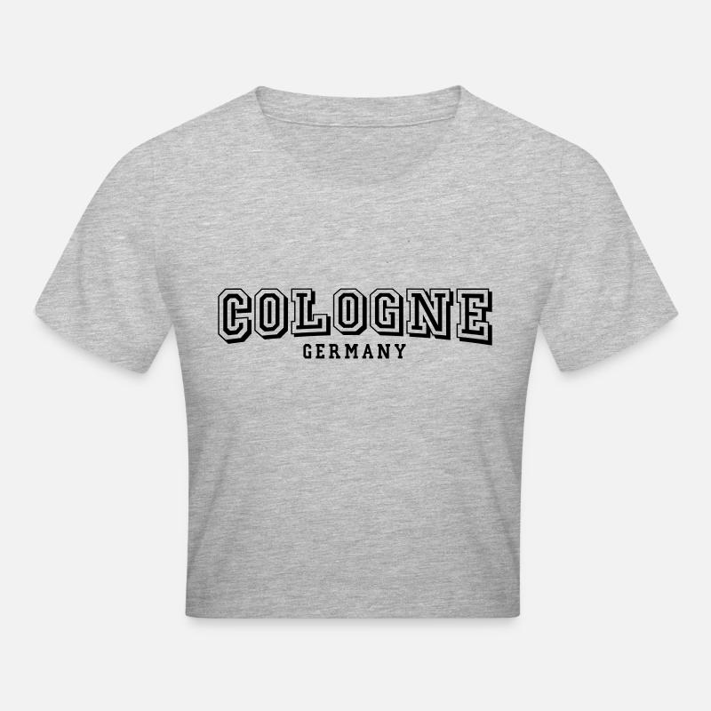 Cologne - Crop top - gris chiné
