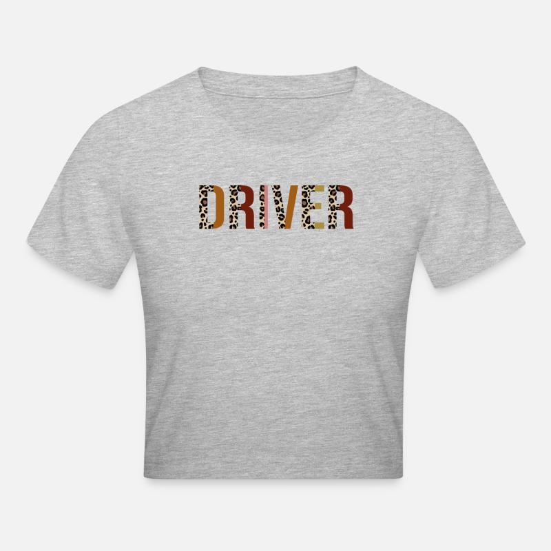 Chauffeur - Crop top - gris chiné