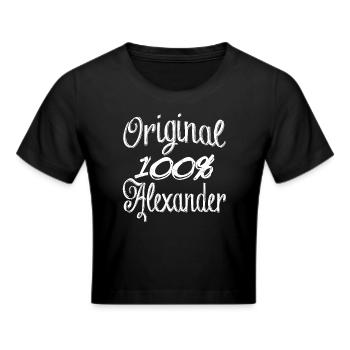 Original 100% Alexander - Crop top - noir - Devant - Marisol (170cm)