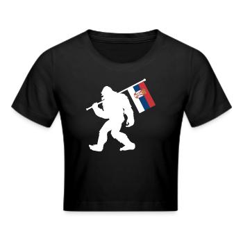 Serbie - Crop top - noir - Devant - Marisol (170cm)