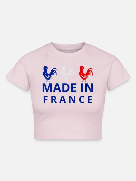 Rooster BBR - Cropped T-Shirt - heather grey