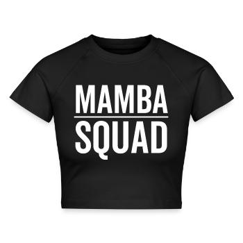 Mamba Kader - Cropped Frauen Organic T-Shirt - Schwarz - Vorne - AI Model Female 172 light (172cm)