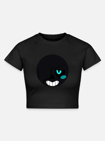 Nightmare - Cropped Frauen Organic T-Shirt - Schwarz