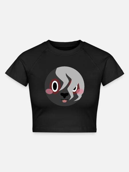 Mäx - Cropped Frauen Organic T-Shirt - Schwarz