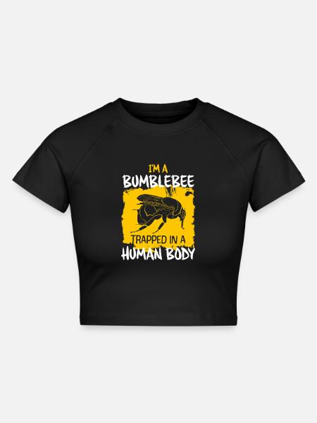 Hummel - Cropped Frauen Organic T-Shirt - Schwarz