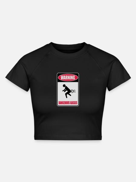 Gefährliche Prout - Cropped Frauen Organic T-Shirt - Schwarz