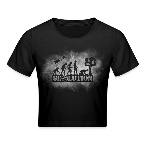 Geolution-light-grunge - Cropped T-Shirt