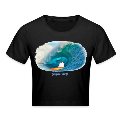 Yoga surf - Croppad T-shirt