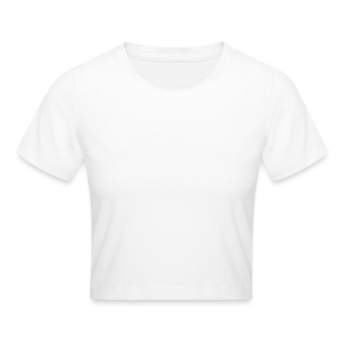 WILD | white / weiß - Crop T-Shirt