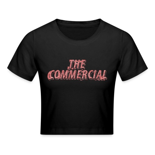 The Commercial #2 (Salmon Long Strokes) - Crop T-Shirt