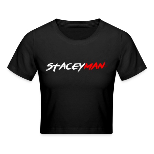 staceyman red design - Crop T-Shirt