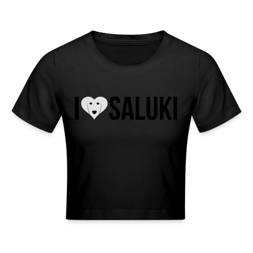 I Love Saluki - Maglietta crop