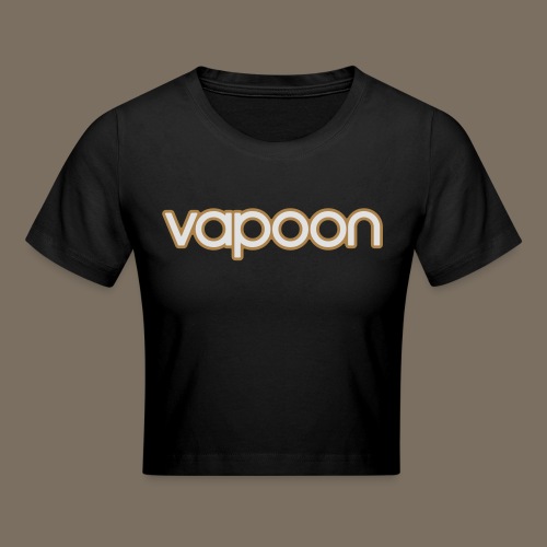 Vapoon Logo simpel 2 Farb - Crop T-Shirt