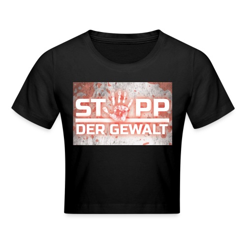 STOPP DER GEWALT - Cropped T-Shirt