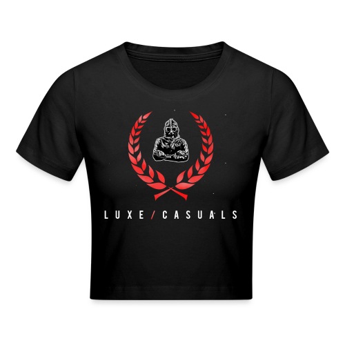 LuxeCasuals #2 Black - Cropped T-Shirt