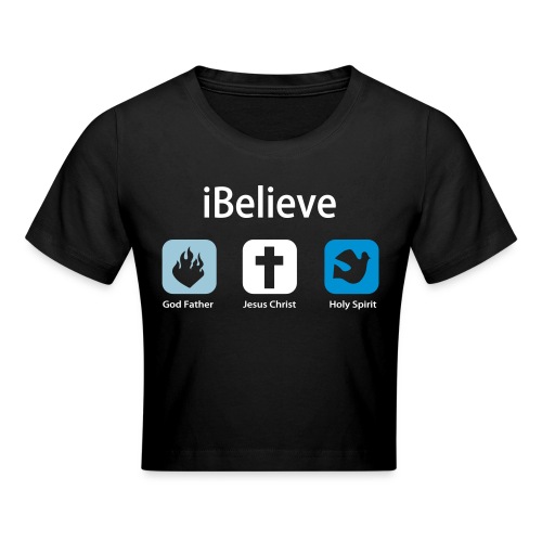 iBelieve - Jesus Shirt (UK) - Crop T-Shirt