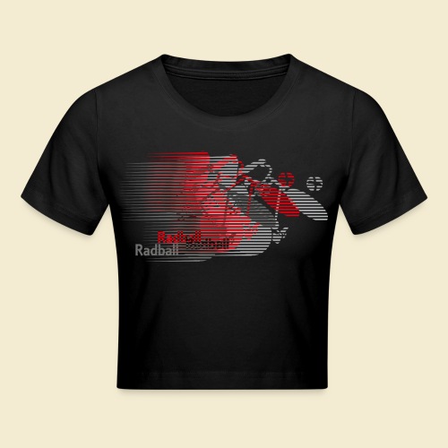 Radball | Earthquake Red - Crop T-Shirt