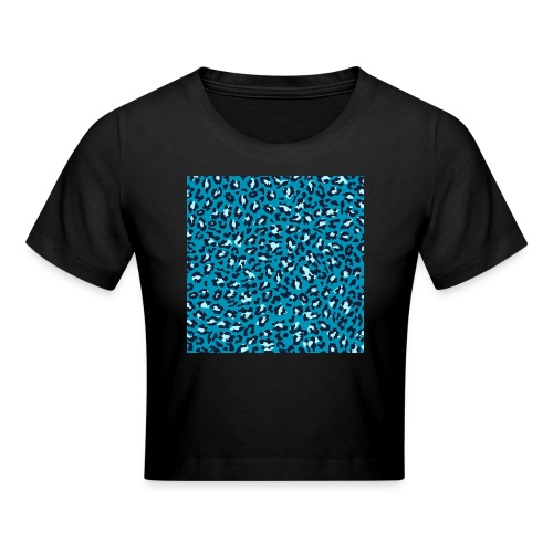 Estampado de leopardo BONDI BLUE - Camiseta crop