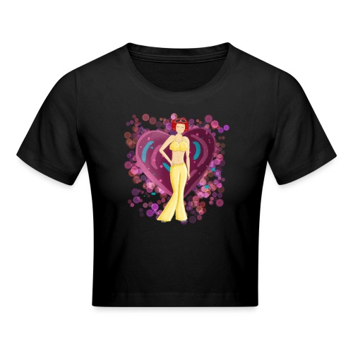 Dance2Trance - Red Hair Dancing Queen - Crop T-Shirt