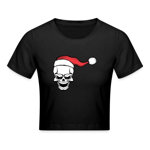 Weihnachten Xmas Totenkopf - Crop T-Shirt