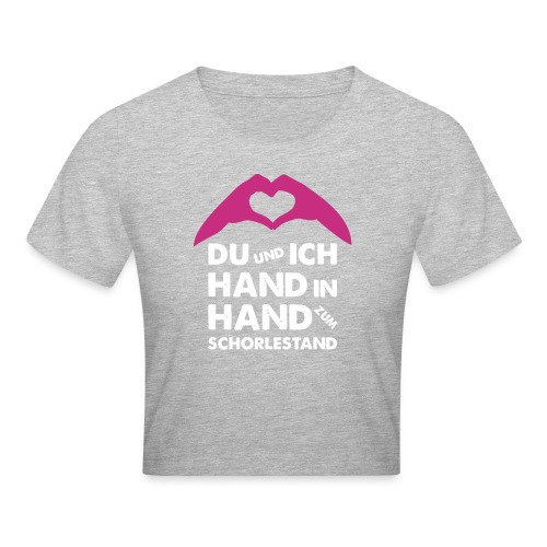 Hand in Hand zum Schorlestand / Gruppenshirt - Cropped T-Shirt