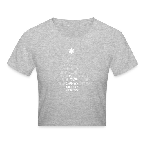 Oppes Weihnachtsbaum - Crop T-Shirt