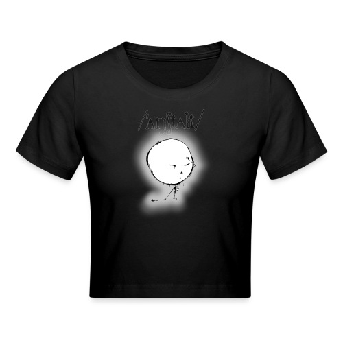 kreisling mit logo (schwarz) - Crop T-Shirt