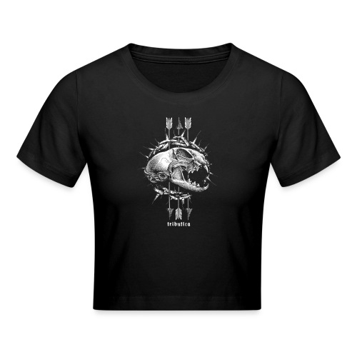 Death Cat by Tributica® - Crop T-Shirt