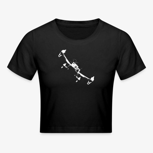 quadflyby2 - Crop T-Shirt