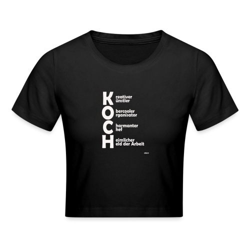 Was macht einen Koch aus? (Premium Shirt) - Crop T-Shirt