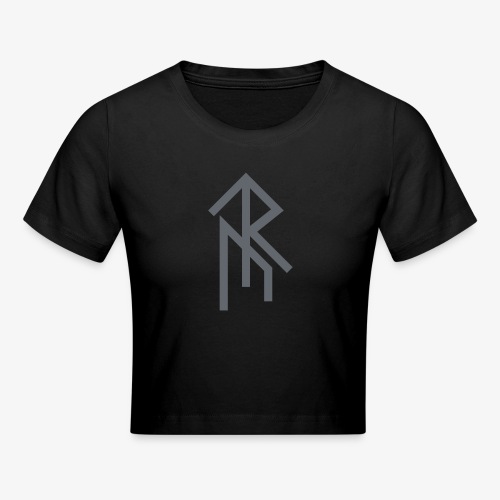 Rune (Grau) - Crop T-Shirt