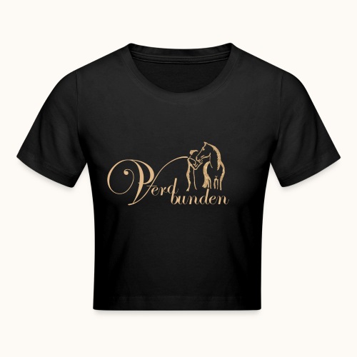 Pferdverbunden durch Deine Einssein Evolution bg22 - Cropped T-Shirt