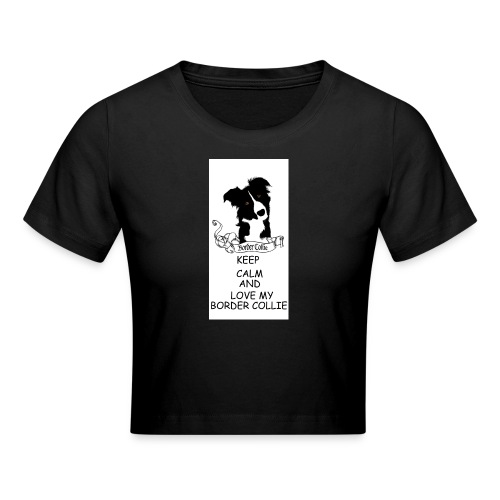 border_collie - Croppad T-shirt