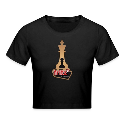 Fritz 19 Chess King and Pawn - Cropped T-Shirt